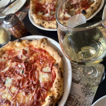il Canale - Diavola Pizza and Etna Bianco Wine -Pietradolce- (Sicilia) - Italian Near Me - Washington, DC, District of Columbia