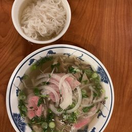 Pho #1 with side of extra noodles
