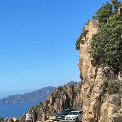 Les Calanche de Piana - Narrow roads