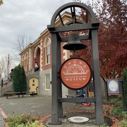Edmonds Historical Museum - Bell and signage out front on Saturday 9 November 2024.