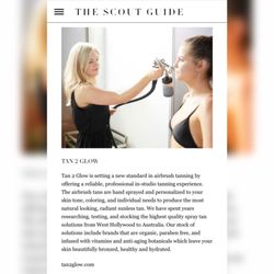 Tan 2 Glow - Featured in The Scout Guide Fort Worth Vol. 5