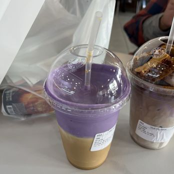 Tom N Toms Coffee - ube latte, dalgona ube - Coffee & Tea Near Me - Atlanta, Georgia Tom N Toms Coffee - ube latte, dalgona ube - Coffee & Tea Near Me - Atlanta, Georgia