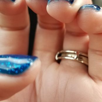 Red Persimmon - Better angle of the thickness - Nail Salons Near Me - Riverside, California