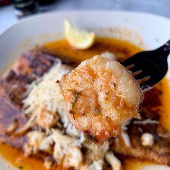 Half Shell Oyster House - Close up of perfectly cooked shrimp from Redfish Orleans. - Seafood Near Me - Flowood, Mississippi Half Shell Oyster House - Close up of perfectly cooked shrimp from Redfish Orleans. - Seafood Near Me - Flowood, Mississippi