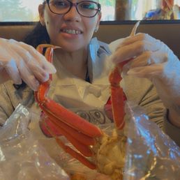 Classic seafood boil crab, legs, shrimp, butter, garlic, red sauce. Classic seafood boil crab, legs, shrimp, butter, garlic, red sauce.