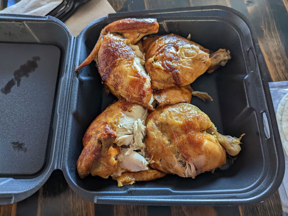 Food from Fuego 360 Rotisserie Chicken