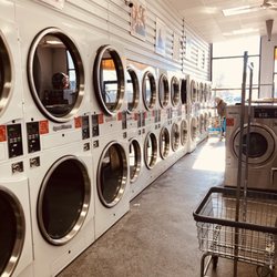 Joe’s Coin Laundromat - They have three different size dryers ranging in prices. Basically you need to add a total of $1.75 for 32 minutes.
