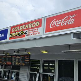 Exterior outside entrance of Goldenrod Restaurant Drive-In - Manchester, New Hampshire Exterior outside entrance of Goldenrod Restaurant Drive-In - Manchester, New Hampshire
