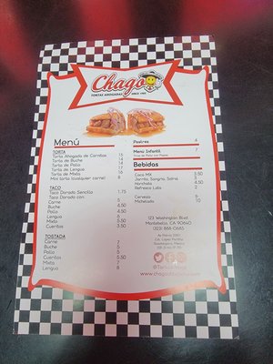 Menu photo 1 Chago Ahogadas Montebello, CA