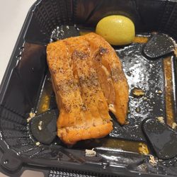 Albasha Greek & Lebanese Restaurant - Pitiful salmon