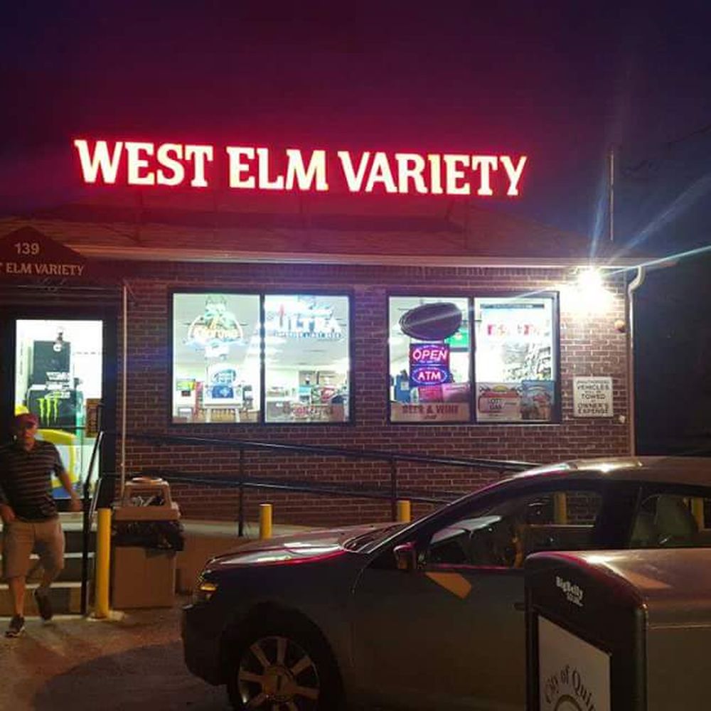 West Elm Variety - a car parked in front of the store - Convenience Stores Near Me - Quincy, Massachusetts West Elm Variety - a car parked in front of the store - Convenience Stores Near Me - Quincy, Massachusetts