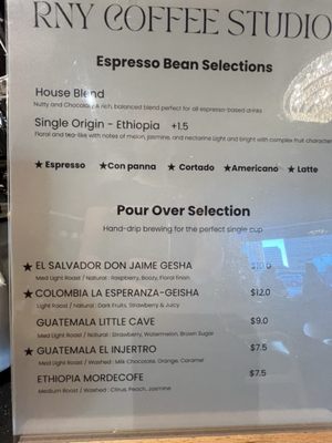 Menu photo 3 Rny Coffee Studio Los Angeles, CA Menu photo 3 Rny Coffee Studio Los Angeles, CA