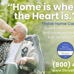 Thrive Home Care - Where Quality Caregivers are Affordable!