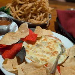 Cattlemens Steakhouse - Artichoke dips and fried onion