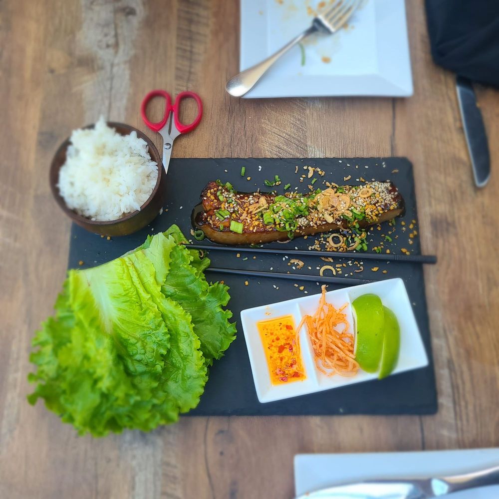 Kantina - Pork belly lettuce wrap plate - Tacos Near Me - Sparkill, New York Kantina - Pork belly lettuce wrap plate - Tacos Near Me - Sparkill, New York