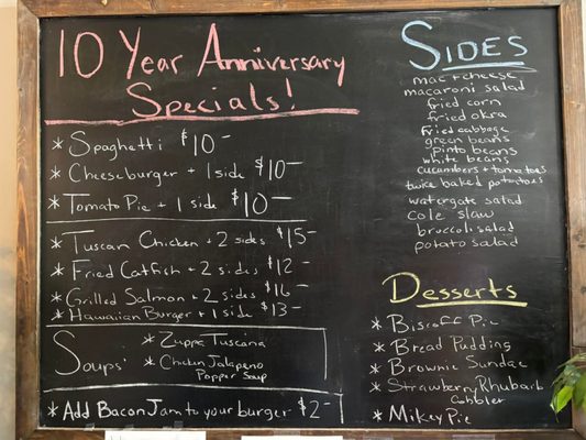 Menu photo 1 Emmy’s Restaurant Shelbyville, TN