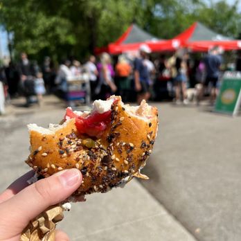 Green City Market - Bagel from The Bakery - Farmers Market Near Me - Chicago, Illinois Green City Market - Bagel from The Bakery - Farmers Market Near Me - Chicago, Illinois