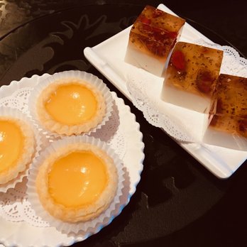 Dragon Beaux - Egg Tart & Goji Berry Osmanthus Coconut Jelly - Dim Sum Near Me - San Francisco, California