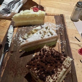 Bar 'Cino - Tiramisu Pistachio Ricotta Cake Limoncello Cake - Italian Near Me - Brookline, Massachusetts