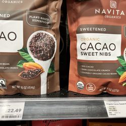 Whole Foods Market - My friend said Cacao nibs were tough to find... found
