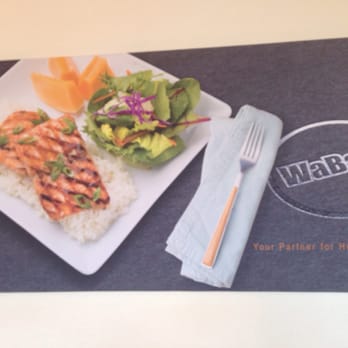 WaBa Grill - Salmon Plate - Fast Food Near Me - Ontario, California WaBa Grill - Salmon Plate - Fast Food Near Me - Ontario, California