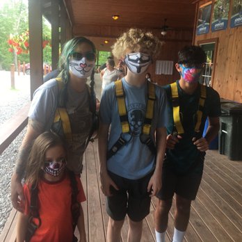 Adventures on the Gorge - Getting prepped and educated :) (Masks were not required on the course) - Rafting/Kayaking Near Me - Lansing, West Virginia