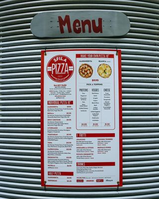 Menu photo 1 Sfila Pizza New York, NY Menu photo 1 Sfila Pizza New York, NY