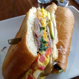 Breakfast sandwich, veggie option