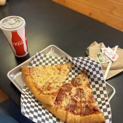 Slices so big you have to fold them
