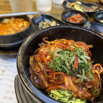 BCD Tofu House - E8. Spicy Stir-Fried Squid - Korean Near Me - Carrollton, Texas