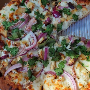 Pizzasaurus Rex - White sauce chicken special, medium - Pizza Near Me - Northridge, California Pizzasaurus Rex - White sauce chicken special, medium - Pizza Near Me - Northridge, California