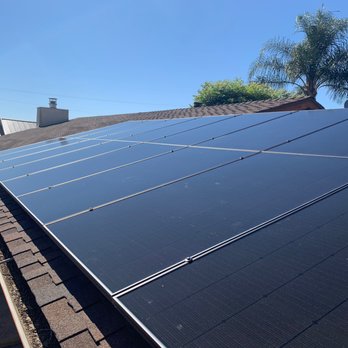 Solar Discovery - The finished solar panels layed on a client's shingles roof in Tarzana - Solar Installation Near Me - Northridge, California