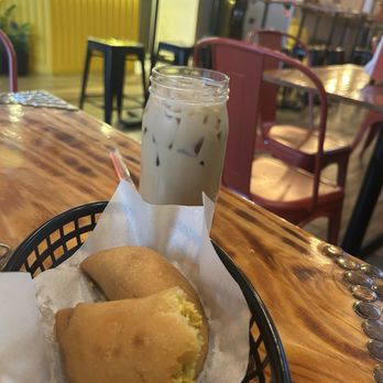 Bella Vista Coffee Shop - Chicken empanadas Honey Latte - Coffee & Tea Near Me - Smyrna, Tennessee