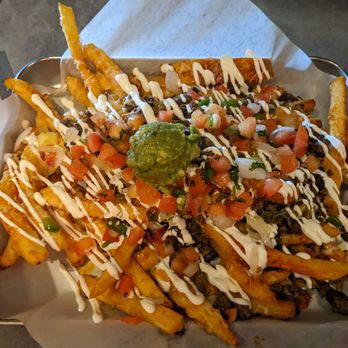 La Reforma Brewery - Carne Asada fries at La Reforma, Albuquerque - Breweries Near Me - Albuquerque, New Mexico