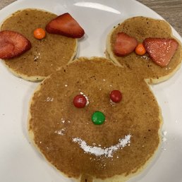 Kids Minnie Mouse Pancake Kids Minnie Mouse Pancake