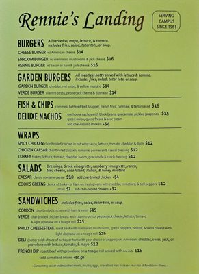 Menu photo 5 Rennie's Landing Eugene, OR