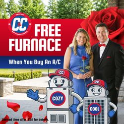 C & C Heating & Air Conditioning - Special Limited Time Offer!
Get a FREE furnace when you buy an A/C.
