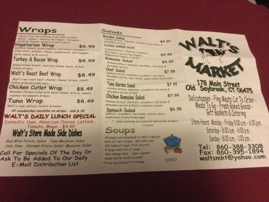 Menu photo 8 Walt's Food Market Old Saybrook, CT Menu photo 8 Walt's Food Market Old Saybrook, CT