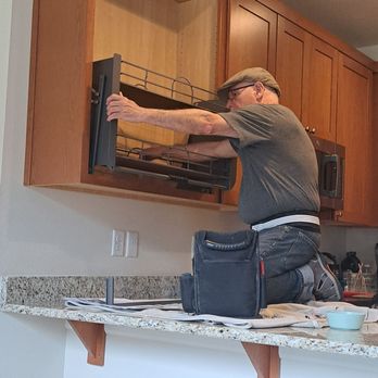 A & E Kobek Handyman Service - Ed installing Revashelf. - Handyman Near Me A & E Kobek Handyman Service - Ed installing Revashelf. - Handyman Near Me