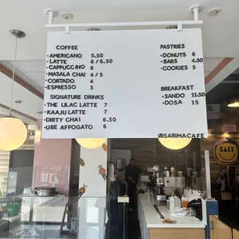 Sarima Cafe - Menu - Cafes Near Me - Chicago, Illinois Sarima Cafe - Menu - Cafes Near Me - Chicago, Illinois