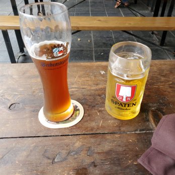 Der Biergarten - Spate on the right and konig Ludwig on left - German Near Me - Atlanta, Georgia Der Biergarten - Spate on the right and konig Ludwig on left - German Near Me - Atlanta, Georgia