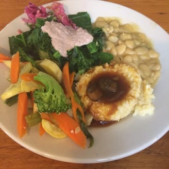 Casa De Luz - Typical lunch or dinner plate - Vegan Near Me - Austin, Texas