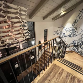 Bluewater Grill - Beware of the octopus! - Seafood Near Me - Santa Barbara, California