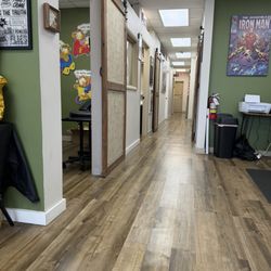 Ink House Studio - Hallway to piercing and tattoo rooms