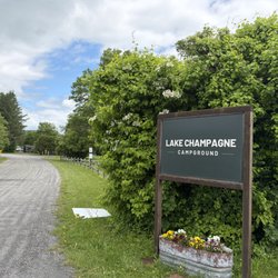 Lake Champagne Campground - Entrance