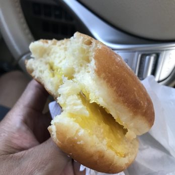 Bartha's Donuts - What kind of lemon filled donut is cut in half horizontally, I asked for a donut not a bagel with jelly - Bakeries Near Me - Long Beach, California Bartha's Donuts - What kind of lemon filled donut is cut in half horizontally, I asked for a donut not a bagel with jelly - Bakeries Near Me - Long Beach, California
