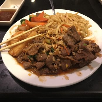 Edohana - Scallops, Korean bbq steak, fried rice, Lo mein, and vegetables!!! So yummy!! - Sushi Bars Near Me - Fort Worth, Texas Edohana - Scallops, Korean bbq steak, fried rice, Lo mein, and vegetables!!! So yummy!! - Sushi Bars Near Me - Fort Worth, Texas