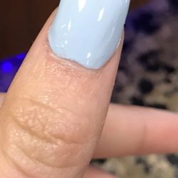 Golden Nail - Crooked and lumpy