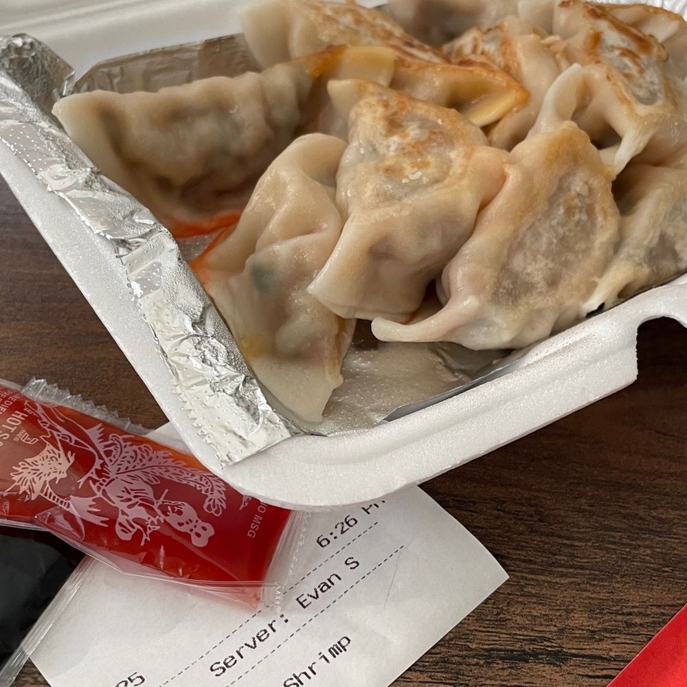 District Dumplings - 10 Piece Shrimp, Pork and Chives Dumpling - Asian Fusion Near Me - Fairfax, Virginia