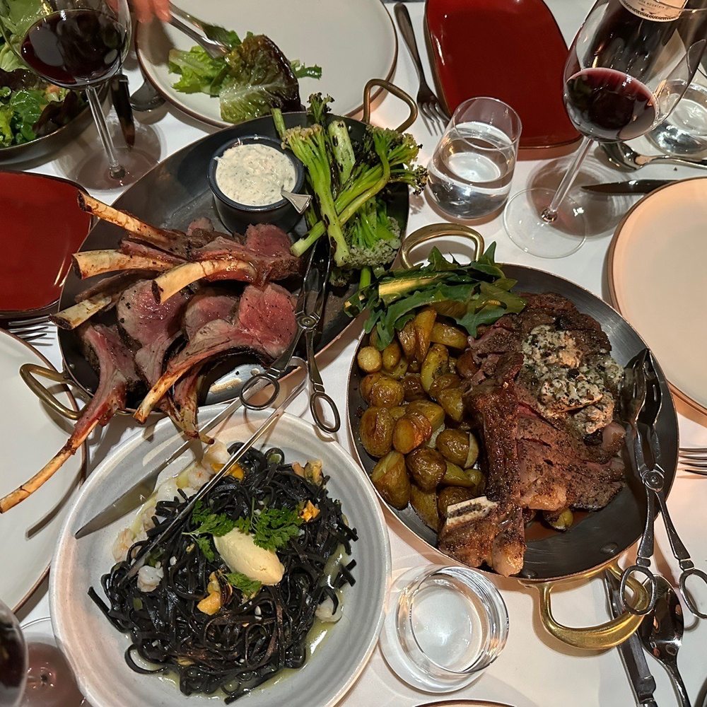 Santé Restaurant - Lamb rack and steak - French Near Me - Sonoma, California Santé Restaurant - Lamb rack and steak - French Near Me - Sonoma, California